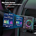 Miniatyrbillede 3 af 5: BT98L LED Display Bluetooth 5.0 Transmitter Adapter 3.5MM AUX MP3 Afspiller HIFI Lydadapter til PC