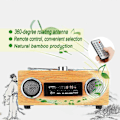 Miniatyrbild 4 av 5: Trådlös Retro Högtalare i Trä Radio Subwoofer Hemmastudio Bluetooth Musikcenter Stöd USB/