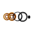 Miniatyrbilde 3 av 5: 4 stk. 1.0 Tommers Metall Beadlock Felgnav Felg for 1/18 1/24 RC Crawler Bil TRX4M Axial SCX24 AX2