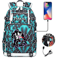Miniatyrbild 1 av 4: Venom Fashion Tryckt Usb Ungdom Skolväska (3-20) Color-14