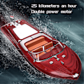 Miniatyrbild 3 av 5: RC Båt för Barn 8-12, Snabb Fjärrstyrd Båt, 2.4G RC Elektriska Båtar Pool och Sjö Leksaker för Vuxna