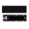 Miniatyrbilde 2 av 5: For 2010 2011 Air A1369 A1370 SSD-hus USB3.2 GEN2 til 12+6-pin M.2 SATA SSD-kabinett 6Gbps M2 SSD B