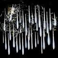 Miniatyrbillede 1 af 5: Udendørs LED Meteorregn Lys LED Gade Guirlande Eventyr Lys Vandtæt til Julefest Have Ferie Dekorationer EU Plug - 30cm White
