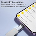 Miniatyrbild 2 av 4: ADS-616B Lightning Hane till Typ-C Hona Mini Konverterare Portabel OTG Adapter Grey