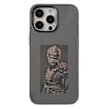 Miniatyrbild 1 av 5: Kompatibelt för iPhone 16 Pro Max E Ink-mobilskal med 4-färgsskärm, DIY Trådlös NFC-fotovisning Grey