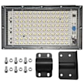 Pikkukuva 1 / 5: 100W LED-katuvalo AC 220V-240V Ulkovalaisin Kohdevalo IP65 Vedenpitävä Seinävalaisin Puutarha R
