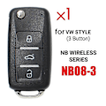 Pikkukuva 2 / 5: KEYDIY NB08-3 Kaukosäädin Auton Avain Universaali 3 Painiketta KD900/-X2 MINI/ -MAX -malleille