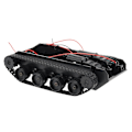 Miniatyrbillede 5 af 5: Rc Tank Smart Robot Tank Bil Chassis Kit Gummi Bælte Crawler Til 130 Motor Diy Robot Legetøj Til Børn