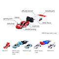 Miniatyrbild 3 av 5: Majorette Porsche Race Trailer Taycan Turbo S + 917 multifärg