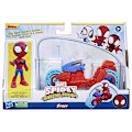 Miniatyrbild 1 av 3: Spidey Amazing Friends Motorcykel Spidey multifärg