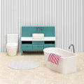Miniatyrbild 3 av 4: Lundby Badrumsset Basic multifärg