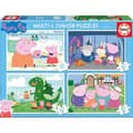 Educa Greta Gris 4-pack Pussel 20-40-60-80 bitar multifärg
