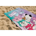 Miniatyrbild 4 av 5: Squishmallows Handduk 70x140cm Squish Squad multifärg