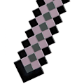 Miniatyrbild 2 av 3: Minecraft Netherite Sword multifärg