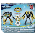 Miniatyrbild 6 av 6: Transformers Earthspark Cyber Combiner Bumblebee/Mo Malto multifärg