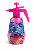 Pumpspruta med 100 Vattenballonger Rosa multifärg