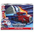 Transformers Earthspark Optimus Prime Battle Trailer multifärg