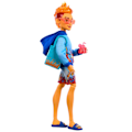 Miniatyrbild 3 av 7: Monster High Scare-adise Island Heath Burns Docka multifärg