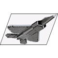 Miniatyrbild 9 av 11: Cobi Lockheed F-22 Raptor 1:48 5855 multifärg