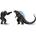 Miniatyrbild 5 av 5: Banpresto Godzilla x Kong Godzilla multifärg