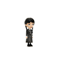 Miniatyrbild 2 av 4: Wednesday Metallfigur 1-pack 2,5” Wednesday Adams with Uniform multifärg
