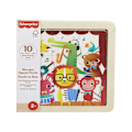 Miniatyrbild 1 av 2: Fisher Price Rampussel i trä 9 bitar Instrument multifärg