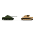 Miniatyrbild 4 av 4: Airfix Classic Conflict Tiger 1 vs Sherman Firefly Vc 1:72 Modellbyggsats multifärg