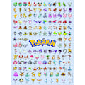 Miniatyrbild 2 av 2: Pokemon The First 151! Pussel 500 bitar multifärg