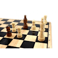 Miniatyrbild 4 av 4: Schackset trä i plåtask (SE/FI/DK/NO/EN)