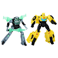 Miniatyrbild 2 av 6: Transformers Earthspark Cyber Combiner Bumblebee/Mo Malto multifärg