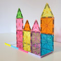 Miniatyrbild 10 av 11: Magna-Tiles Stardust 15 delar multifärg