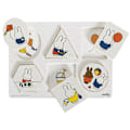 Miniatyrbild 1 av 2: Miffy Formpussel 6 bitar multifärg