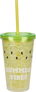 Mugg Kylbar med sugrör 500ml Summer Vibes multifärg