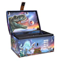Miniatyrbild 4 av 8: Dino World Skattkista med kod, ljud & ljus T-Rex multifärg