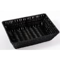 Miniatyrbillede 2 af 2: Brödkorg Korg svart flätad 19x26 cm Black