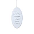 Pikkukuva 1 / 3: Skylt Vänner Vit 15x8 cm White