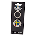Miniatyrbillede 1 af 2: Nyckelring Souvenir Flagga I Love Sweden Multicolor