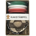 Miniatyrbillede 2 af 3: Pepparkaksstämplar Set Stämplar Bak 3 motiv Green
