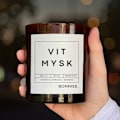 Miniatyrbild 2 av 3: Bonniee Doftljus Vit Mysk 200 gram multifärg