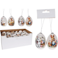Miniatyrbillede 1 af 2: Påskägg 2-pack 6,5 cm White one size