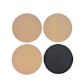 Pikkukuva 1 / 2: Glasunderlägg Beige/Svart läderlook 4-pack Beige