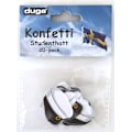 Miniatyrbillede 5 af 8: Studentpaket Dekoration Vit/Guld Ballong Band Ram Löpare Konfetti Student Multicolor