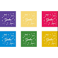 Miniatyrbillede 1 af 3: Ballonger Grattis Mixade färger 25 cm 10-pack Multicolor