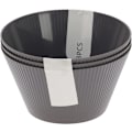 Miniatyrbilde 3 av 4: Skål Taupe 3-pack Melamin Taupe