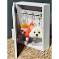 Miniatyrbillede 4 af 5: Nyckelring Mjukis Brun Katt MultiColor Brun Katt