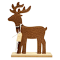 Miniatyrbillede 1 af 2: Ren Brun Textil 24 cm Brown