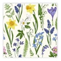 Miniatyrbilde 3 av 3: Kaffeservetter Landskapsblomma 25x25cm 20-pack Multicolor