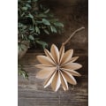 Miniatyrbillede 1 af 2: Majas Cottage Stjärna Snowflake 20 cm Brown
