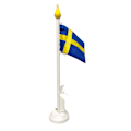 Pikkukuva 1 / 3: Pöytälippu 37cm lippu Ruotsi Blue