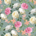 Pikkukuva 1 / 2: Servetter Blommor 33x33 cm 20-pack Multicolor